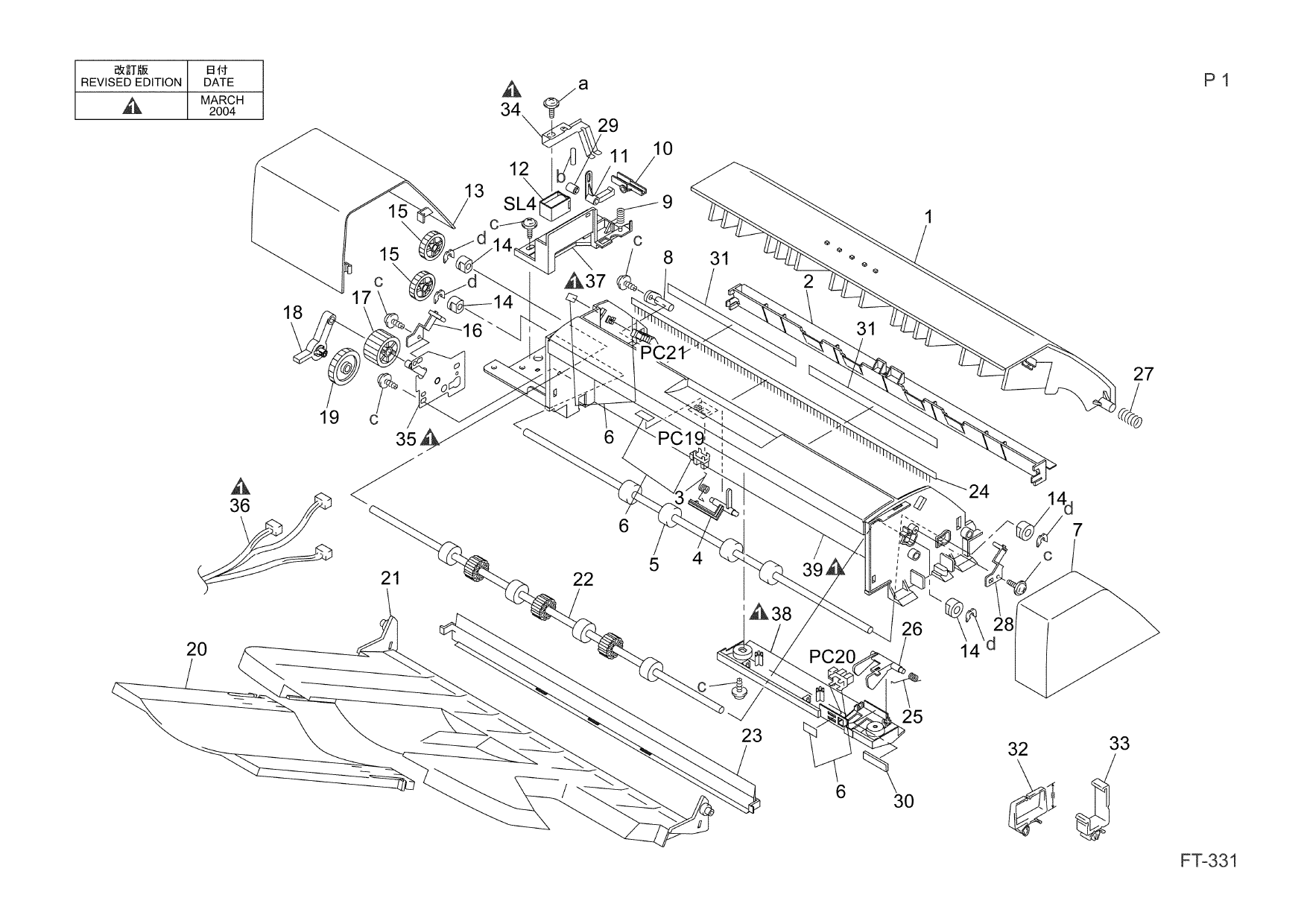 Konica-Minolta Options FT-331 Parts Manual-5